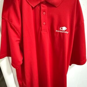Red Men's Polo Shirt